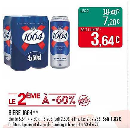 BIÈRE 1664**