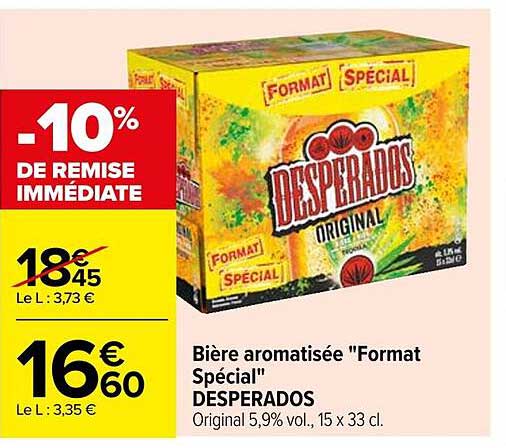 Bière aromatisée "Format Spécial" DESPERADOS