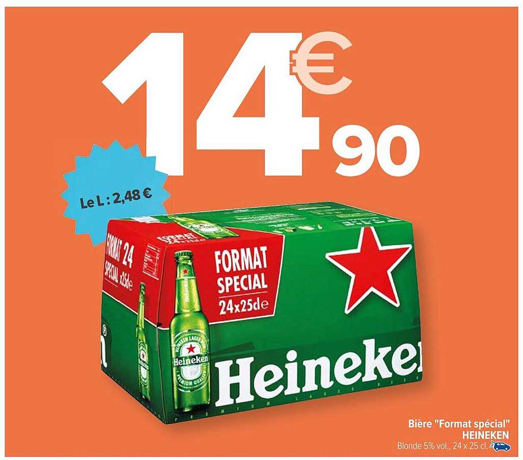 Bière "Format spécial" HEINEKEN