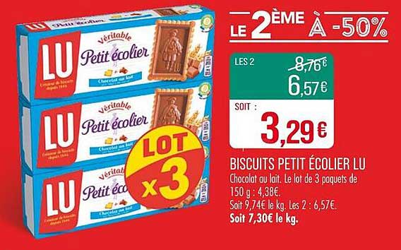 BISCUITS PETIT ÉCOLIER LU