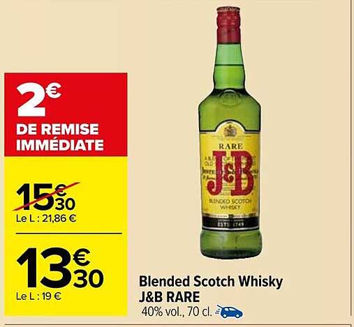 Blended Scotch Whisky J&B RARE