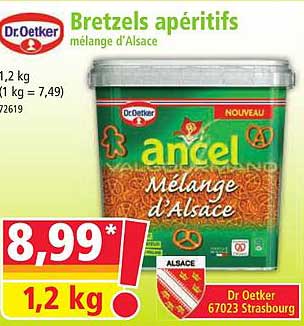 Bretzels apéritifs mélange d'Alsace