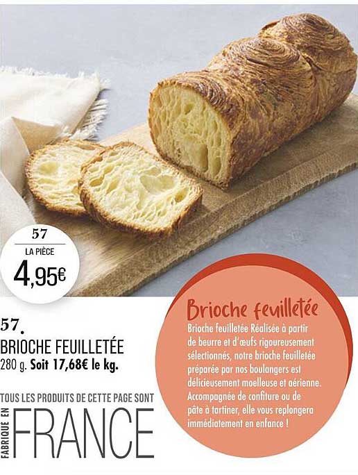 Brioche feuilletée