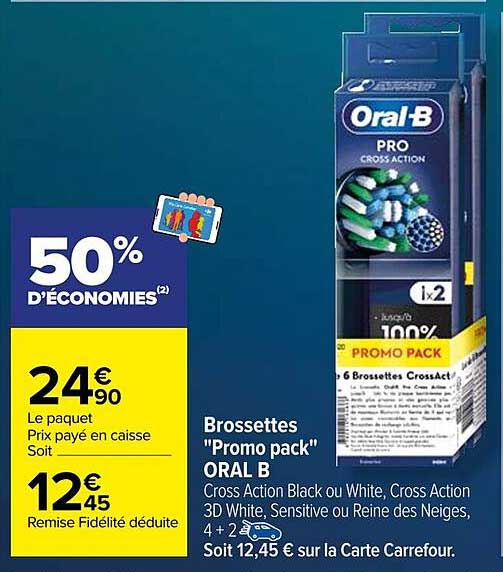 Brossettes "Promo pack" ORAL B