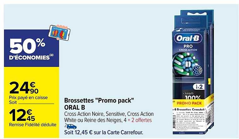 Brossettes "Promo pack" ORAL B