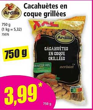 Cacahuètes en coque grillées