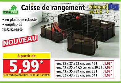 Caisse de rangement