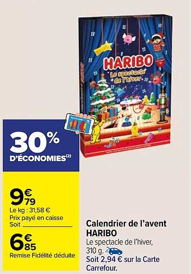 Calendrier de l’avent HARIBO