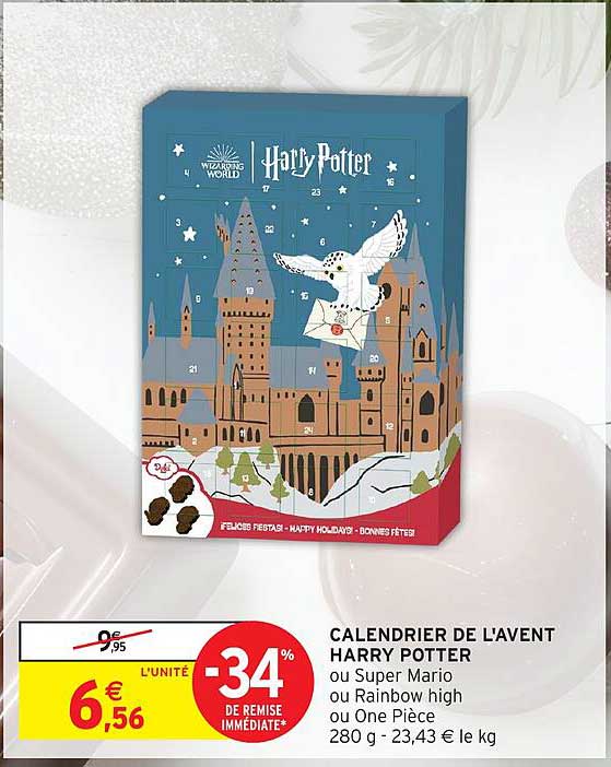 CALENDRIER DE L'AVENT HARRY POTTER