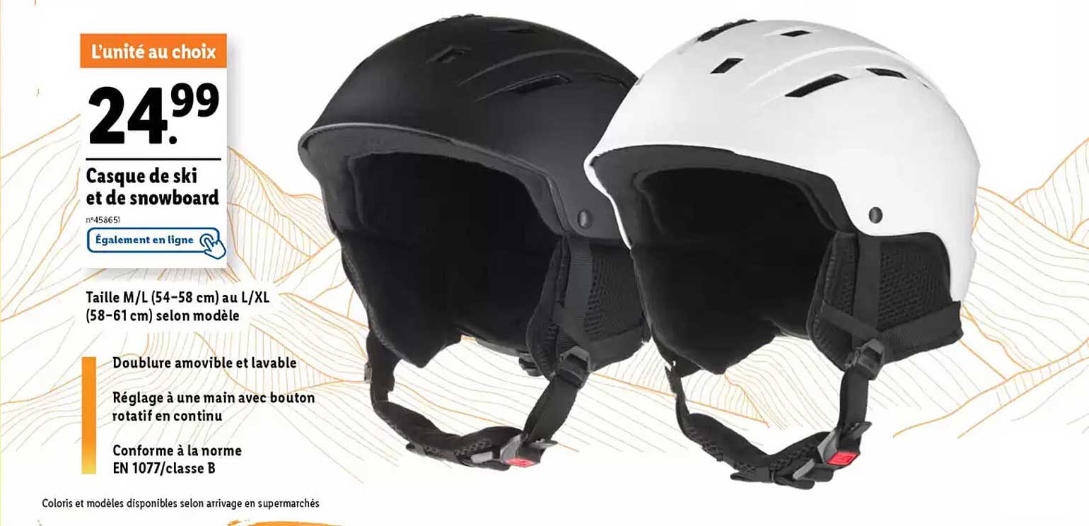 Casque de ski et de snowboard