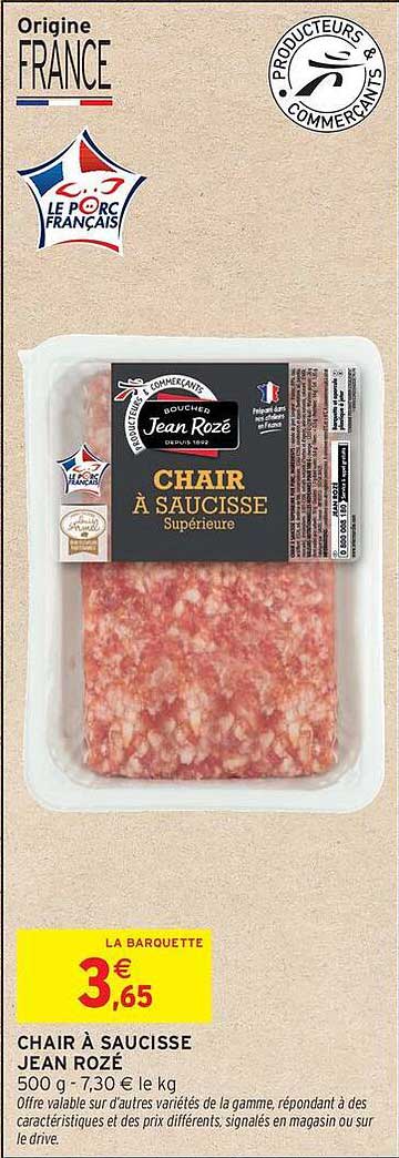 CHAIR À SAUCISSE Jean Rozé