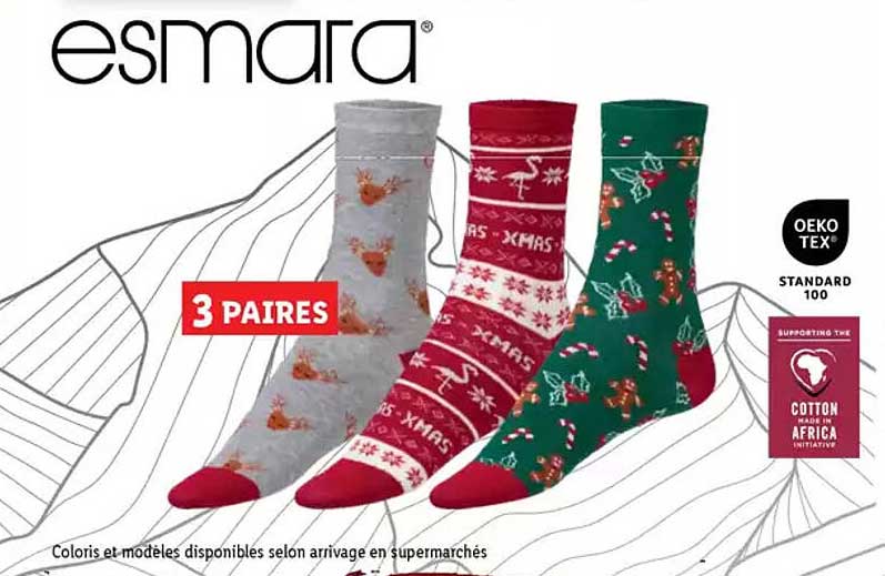 Chaussettes 3 PAIRES