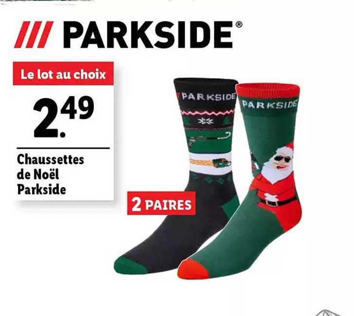 Chaussettes de Noël Parkside