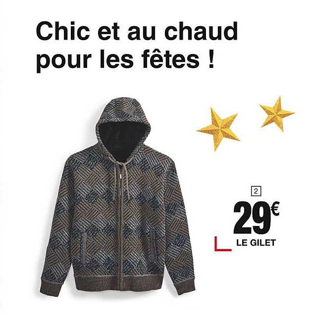 Chic et au chaud pour les fêtes ! LE GILET