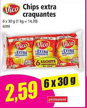 Chips extra craquantes