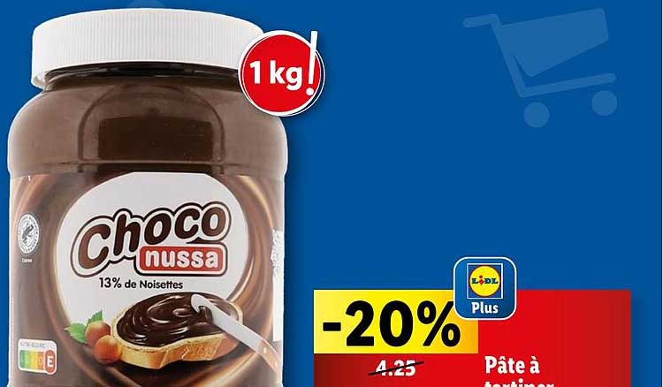 Choco nussa 13% de Noisettes