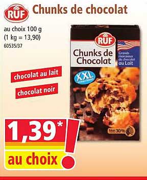 Chunks de Chocolat