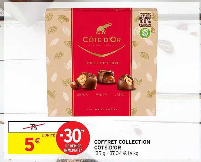 COFFRET COLLECTION CÔTE D'OR