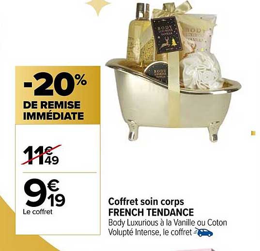 Coffret soin corps FRENCH TENDANCE