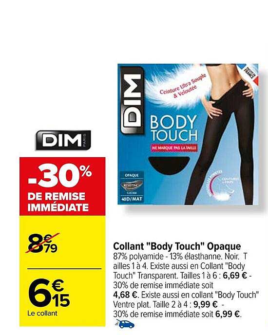 Collant "Body Touch" Opaque