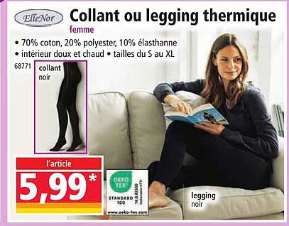 Collant ou legging thermique