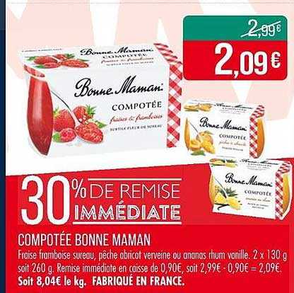 COMPOTÉE BONNE MAMAN