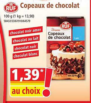 Copeaux de chocolat