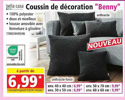 Coussin de décoration "Benny"