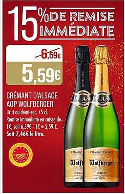 CRÉMANT D'ALSACE AOP WOLFBERGER