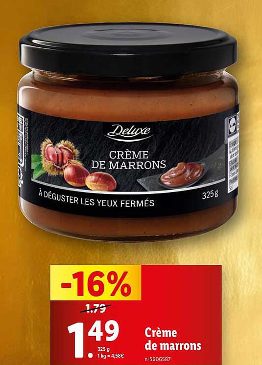 Crème de marrons