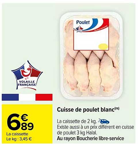 Cuisse de poulet blanc(m)