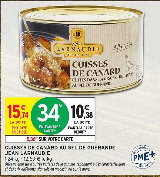 CUISSES DE CANARD AU SEL DE GUÉRANDE