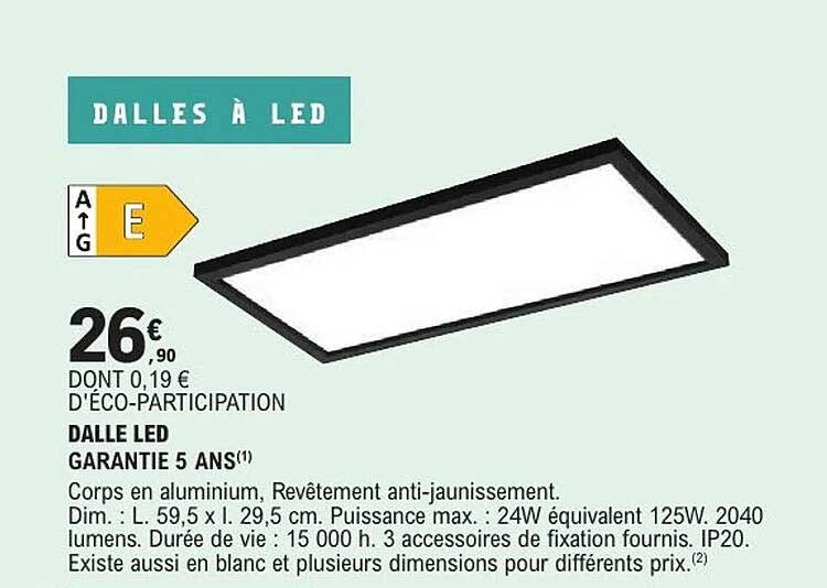 DALLES À LED