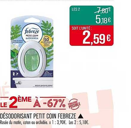 DÉSODORISANT PETIT COIN FEBREZE