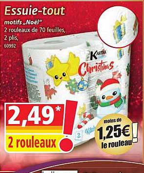 Essuie-tout motifs "Noël"