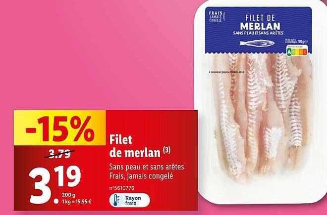 Filet de merlan