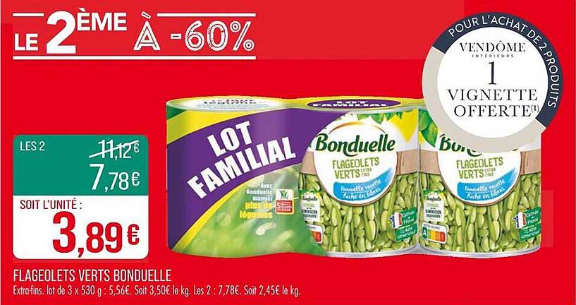 FLAGEOLETS VERTS BONDUELLE