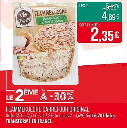 FLAMMEKUECHE CARREFOUR ORIGINAL