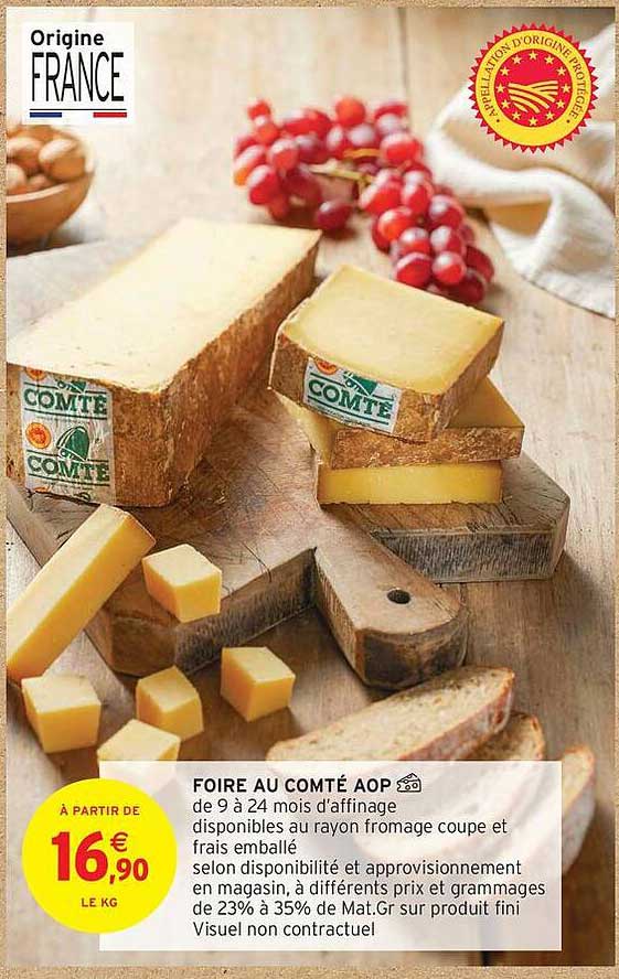 FOIRE AU COMTÉ AOP