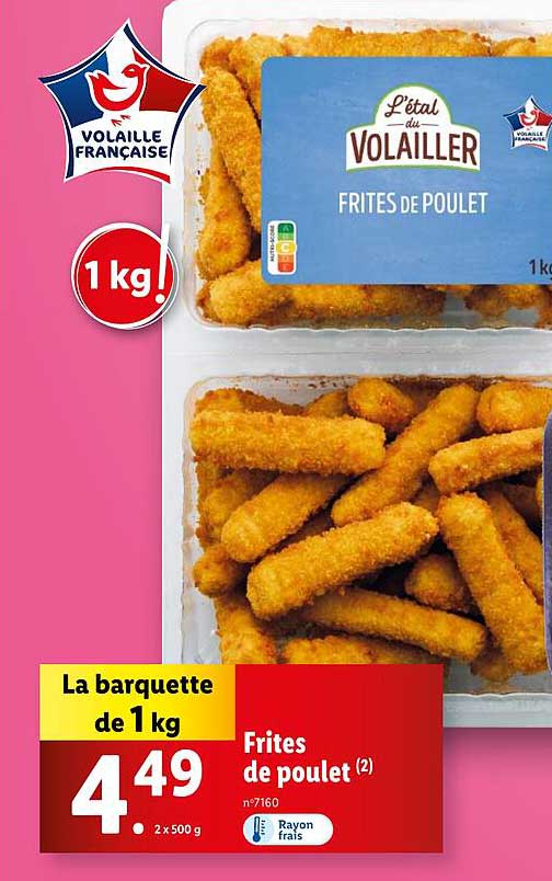 Frites de poulet