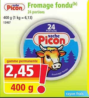 Fromage fondu Vache Picon