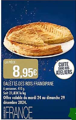 Galette des Rois Frangipane