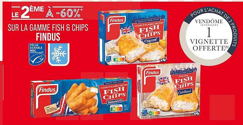 Gamme Fish & Chips Findus