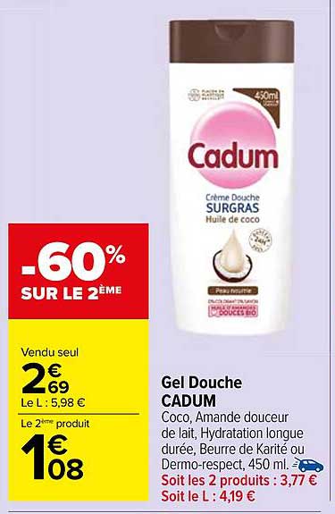 Gel Douche CADUM