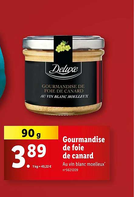 Gourmandise de foie de canard