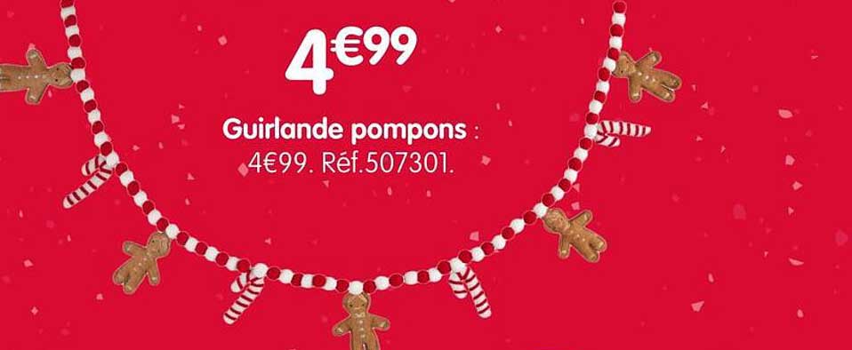 Guirlande pompons