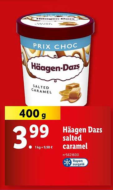 Häagen Dazs salted caramel