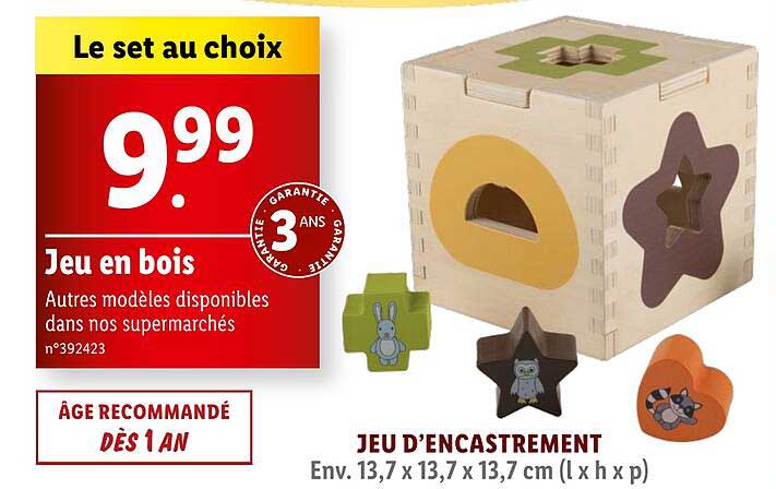 Jeu en bois