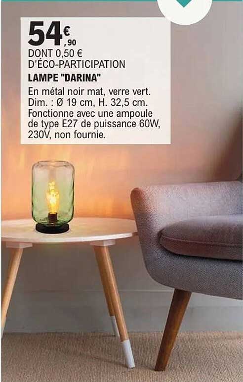 LAMPE "DARINA"