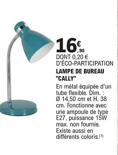 LAMPE DE BUREAU "CALLY"